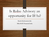 Is Robo advisory an opportunity for IFAs