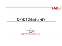 How I charge a fee